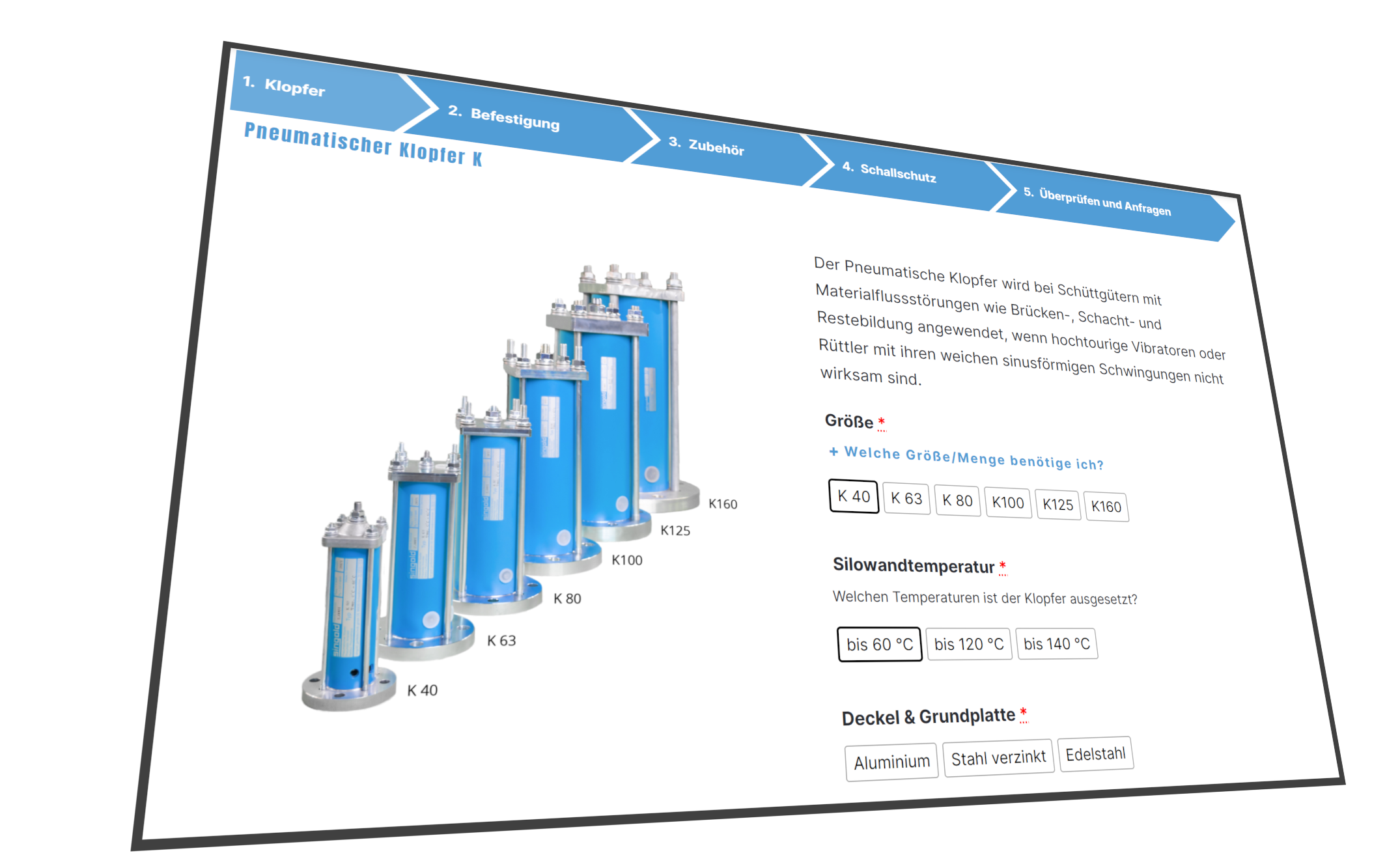 singold gerätetechnik presents innovative online configurator